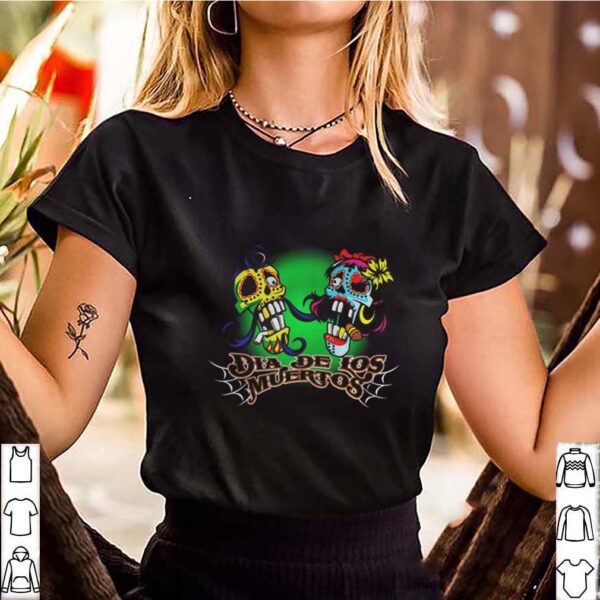 Dia De Los Muertos Day Of The Dead Sugar Skull Couple shirt
