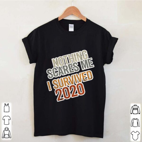 Distressed I Survived 2020 Nothing Scares Me hoodie, sweater, longsleeve, shirt v-neck, t-shirt 4