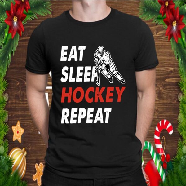 Eat Sleep Hockey Repeat T-Shirt