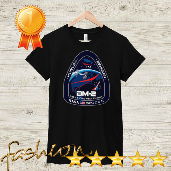 F9 Hurley Behnken Dm 2 First Crewed Light Nasa Spacex Shirt 2