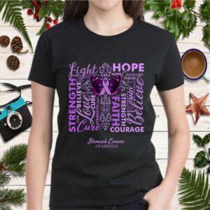 Fight Hope Cure Uterine Cancer Awareness Gift T Shirt 2
