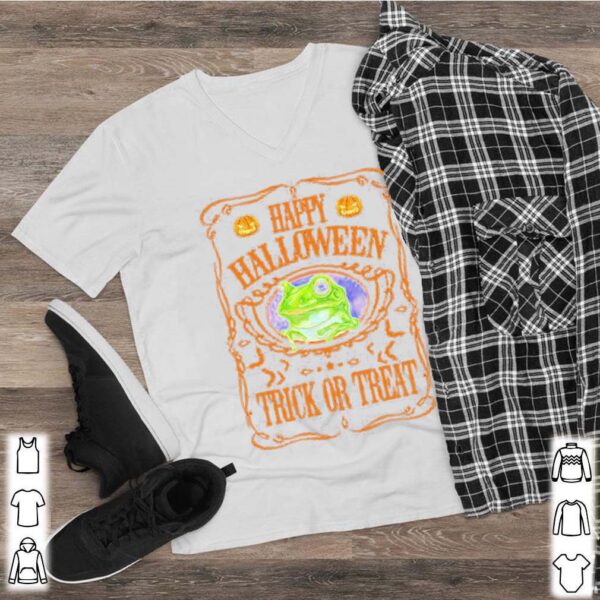Frog Happy Halloween Trick Or Treat shirt