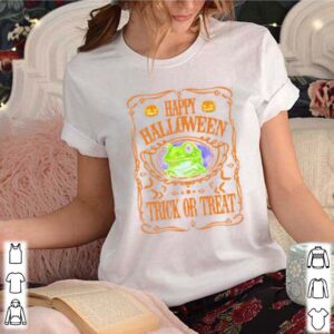 Frog Happy Halloween Trick Or Treat shirt 3 Shirt, hoodie, sweater, long sleeve and tank top