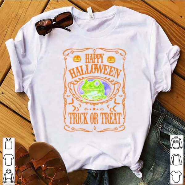 Frog Happy Halloween Trick Or Treat shirt