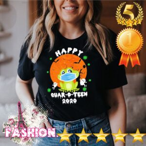 Frog face mask happy Quar Frog face mask happy Quar o teen 2020 Halloween shirt teen 2020 Halloween shirt