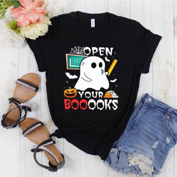 Ghost Open Your Booooks hoodie, sweater, longsleeve, shirt v-neck, t-shirt 1