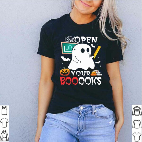 Ghost Open Your Booooks hoodie, sweater, longsleeve, shirt v-neck, t-shirt 5