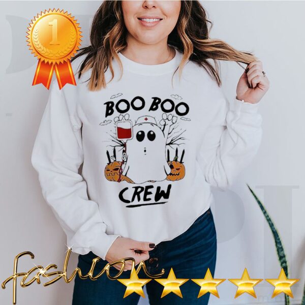 Ghost Pumpkins Nurse Boo Boo Crew Halloween Shirt