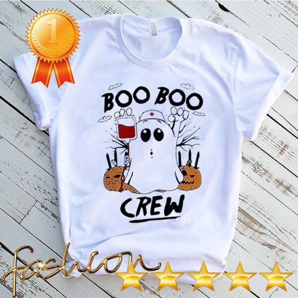 Ghost Pumpkins Nurse Boo Boo Crew Halloween Shirt