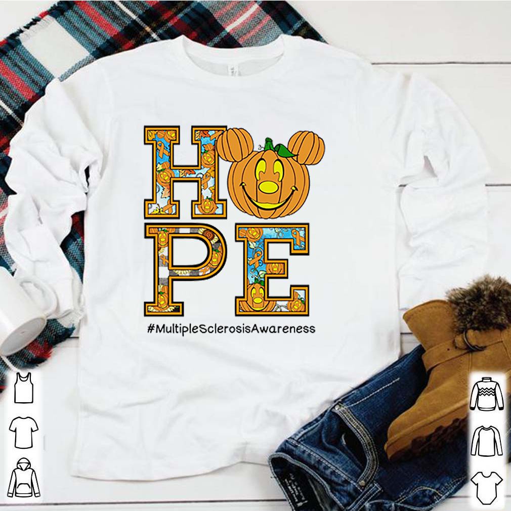 Halloween Hope Pumpkin MultiplesclerosisAwareness shirt 1