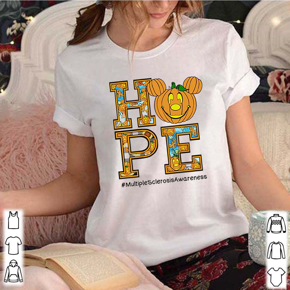 Halloween Hope Pumpkin MultiplesclerosisAwareness shirt 3