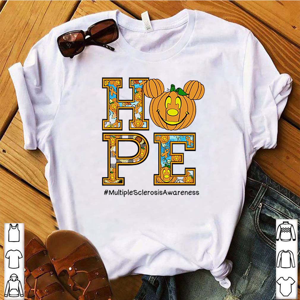 Halloween Hope Pumpkin MultiplesclerosisAwareness shirt 4