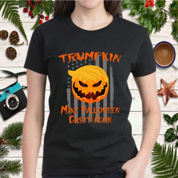 Halloween Trump american flag T-Shirt