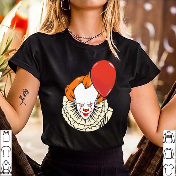 Happy halloween pennywise holding balloon hoodie, sweater, longsleeve, shirt v-neck, t-shirt 3