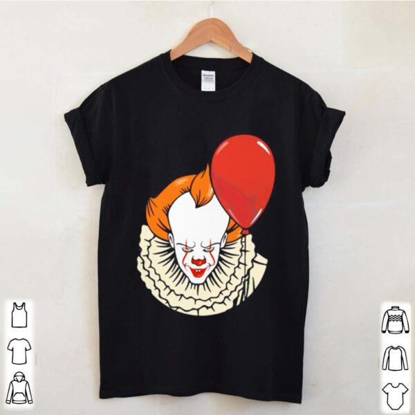 Happy halloween pennywise holding balloon hoodie, sweater, longsleeve, shirt v-neck, t-shirt 4