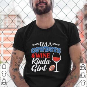 I’m a dallas cowboys and wine kinda girl diamond shirt