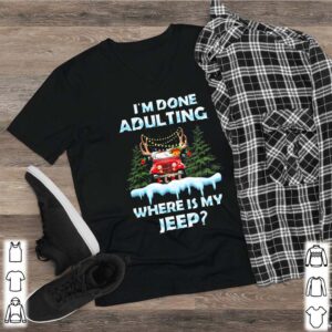Im done adulting where is my car vintage christmas shirt 2 Shirt, hoodie, sweater, long sleeve and tank top