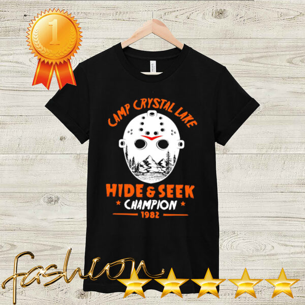 Jason Voorhees camp crystal lake hide and seek champion 1982 hoodie, sweater, longsleeve, shirt v-neck, t-shirt 2