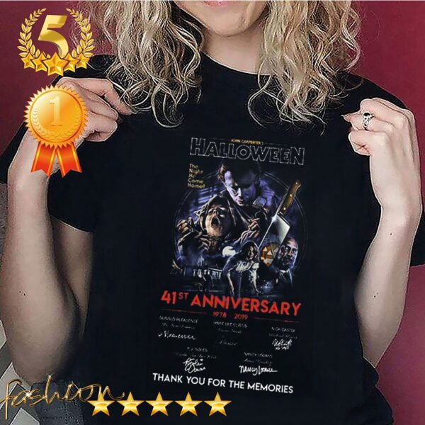 John Carpenters The Night He Came Home 41St Anniversary Thank You For The Memories Halloween T Shirt 2