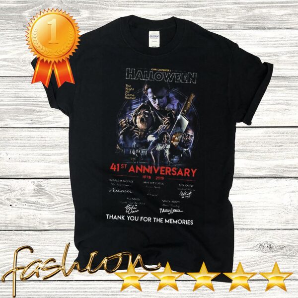 John Carpenters The Night He Came Home 41St Anniversary Thank You For The Memories Halloween T Shirt 3