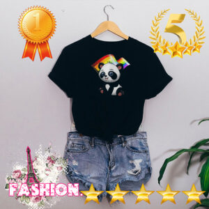 LGBT Flag T Cute Panda Bear Gay Lesbian Men Women Gift Shirt 5