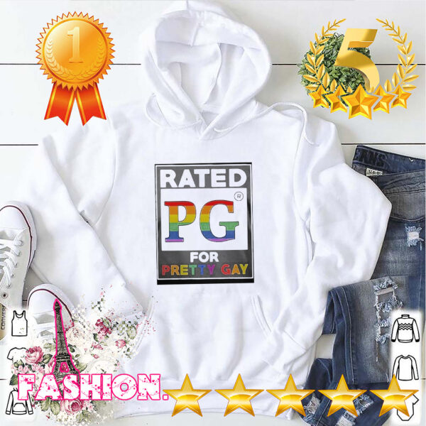 LGBT Rated PG Pretty Gay Shirt 3