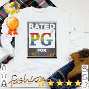 LGBT Rated PG Pretty Gay Shirt 5