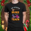 Ovarian Cancer Messed With The Wrong Witch Ovarian Awareness T-Shirt