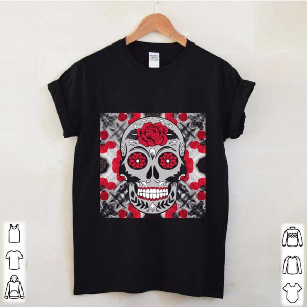 Roses Skull Day Of The Dead hoodie, sweater, longsleeve, shirt v-neck, t-shirt 4