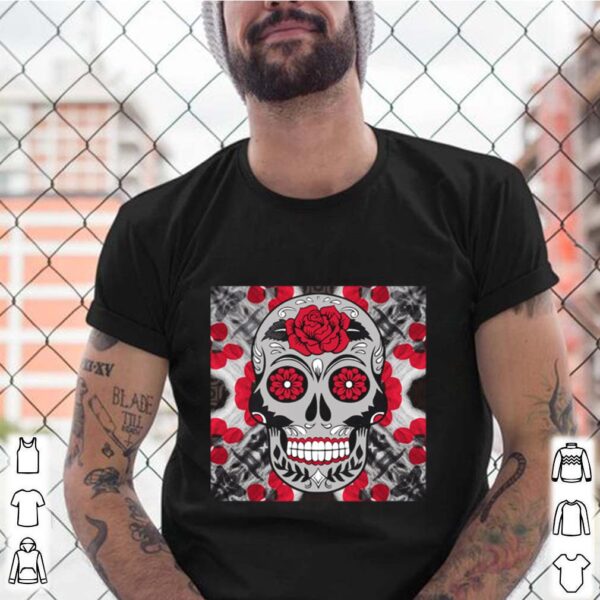 Roses Skull Day Of The Dead hoodie, sweater, longsleeve, shirt v-neck, t-shirt