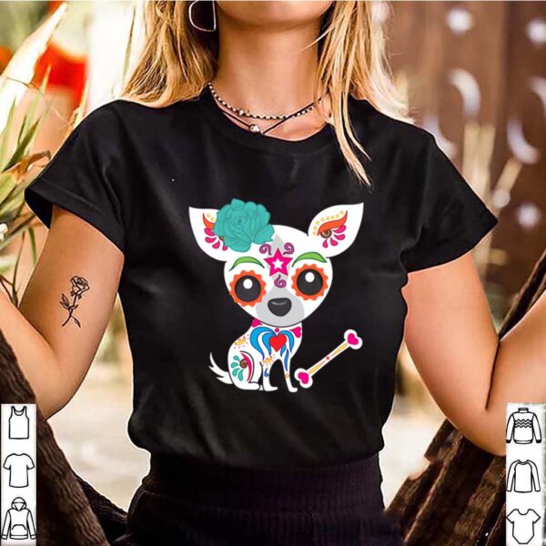 Skull Chihuahua Day Of The Dead shirt