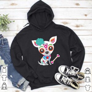 Skull Chihuahua Day Of The Dead shirt 5 hoodie, sweater, longsleeve, v-neck t-shirt