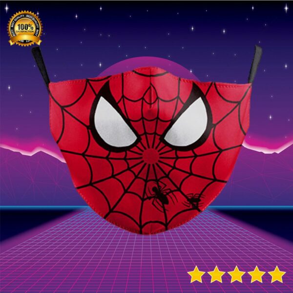 Spiderman bmarvel superhero spiderman pattern mask