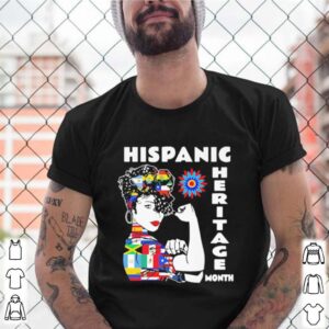 Strong Woman Flags Hispanic Heritage Month shirt