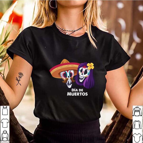 Sugar Skull Couple Day Of The Dead Dia De Muertos shirt