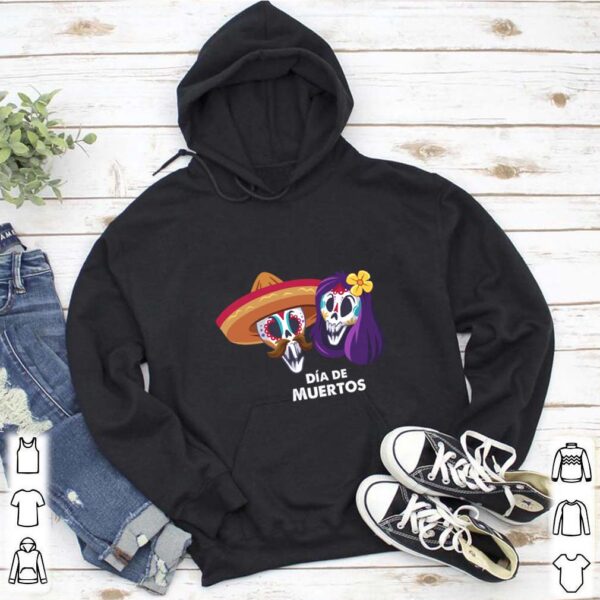 Sugar Skull Couple Day Of The Dead Dia De Muertos shirt