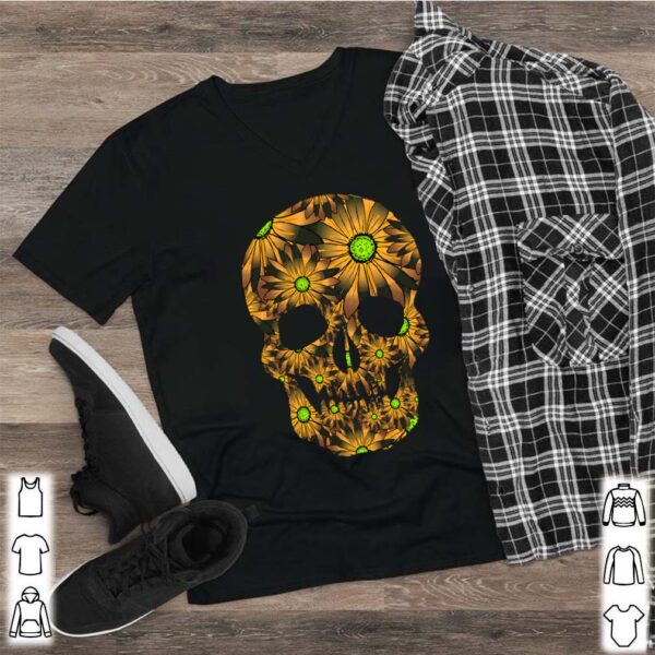 Summer Peach Sugar Skull Day Of The Dead hoodie, sweater, longsleeve, shirt v-neck, t-shirt 2