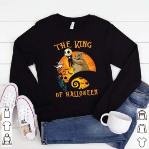 The Raptor King Skellington Halloween hoodie, sweater, longsleeve, shirt v-neck, t-shirt 1