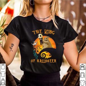 The Raptor King Skellington Halloween hoodie, sweater, longsleeve, shirt v-neck, t-shirt 3
