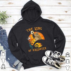 The Raptor King Skellington Halloween hoodie, sweater, longsleeve, shirt v-neck, t-shirt 5