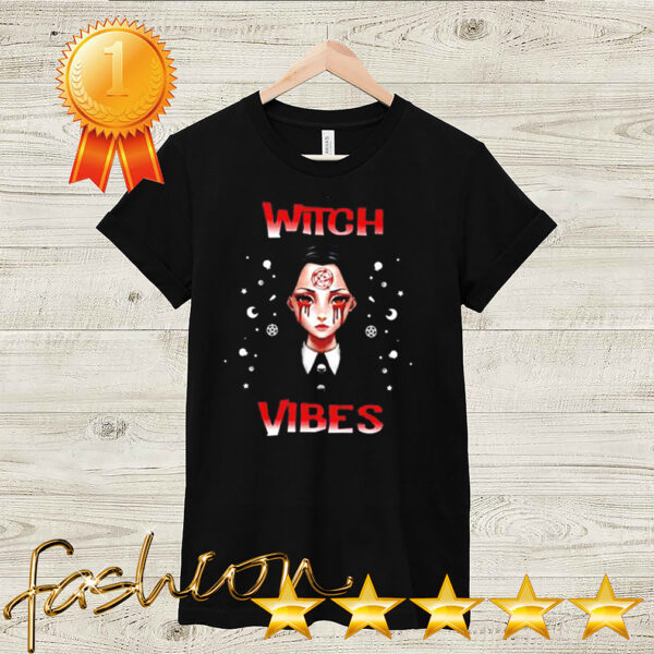 Witch vibes Wednesday Addams hoodie, sweater, longsleeve, shirt v-neck, t-shirt 2