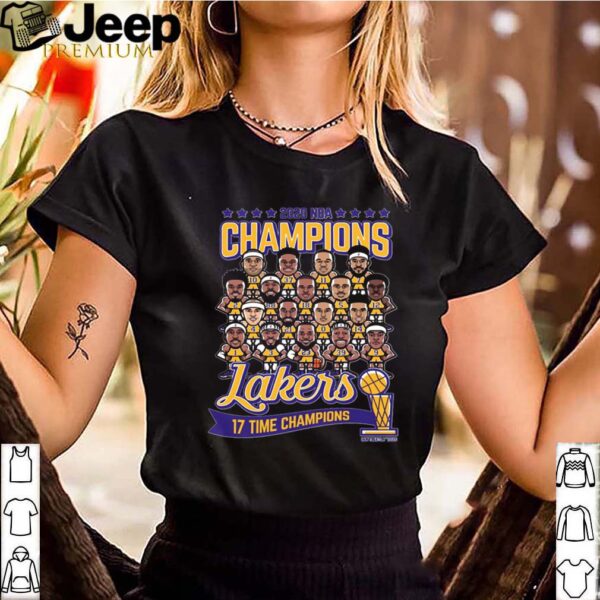 2020 NBA Champions Lakers 17 Time Champions hoodie, sweater, longsleeve, shirt v-neck, t-shirt