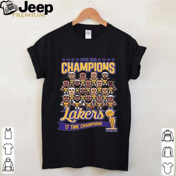 2020 NBA Champions Lakers 17 Time Champions hoodie, sweater, longsleeve, shirt v-neck, t-shirt