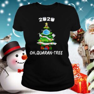 2020 Quarantine Christmas Tree Mask Ornament shirt