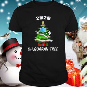 2020 Quarantine Christmas Tree Mask Ornament shirt