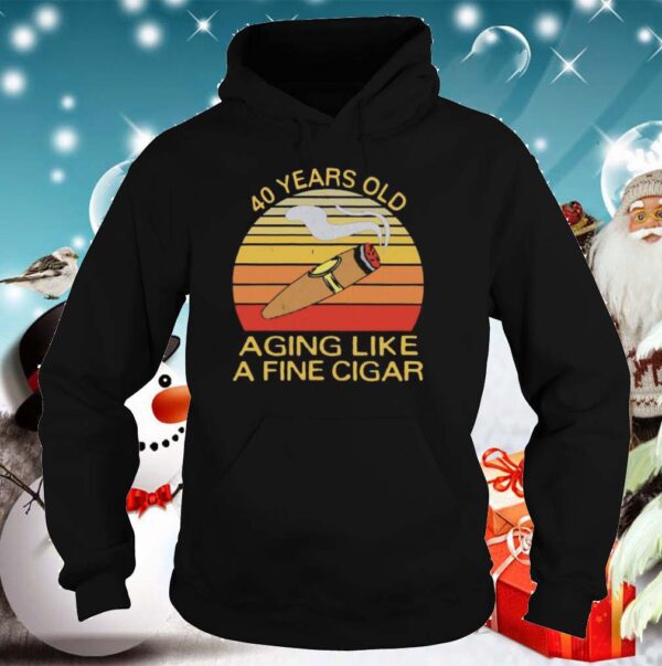 40 Years Old Aging Like A Fine Cigar Vintage shirt