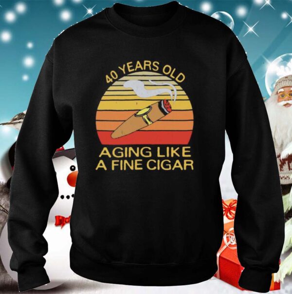 40 Years Old Aging Like A Fine Cigar Vintage shirt