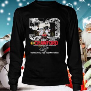 50 Corey Crawford Chicago Blackhawks Thank You For The Memories shirt 4