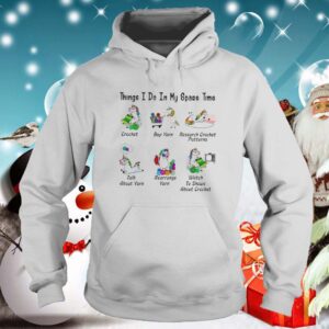 6 things i do in my spare time crochet buy yarn talk about yarn unicorn hoodie, sweater, longsleeve, shirt v-neck, t-shirt 5