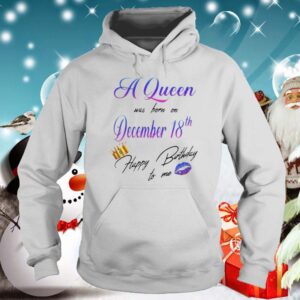 A Queen Was Born On December 18Th Happy Birtday To Me Lip Crown hoodie, sweater, longsleeve, shirt v-neck, t-shirt 5